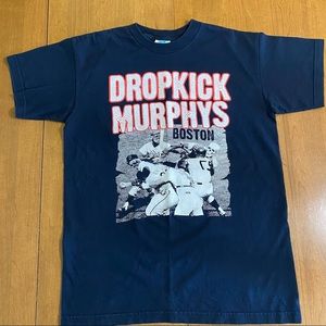 Dropkick Murphys navy blue Boston baseball brawl short sleeve T-shirt sz medium